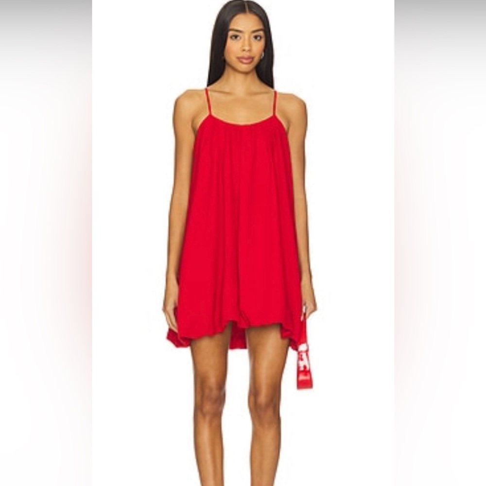 Lovers and Friends Titan mini dress, - blood orange - size small
